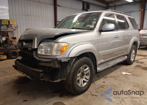 2005 Toyota Sequoia Limited V8 z USA, uszkodzony, nr VIN 5TDBT48AX5S241587
